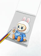 LABUBU Coloring Sketch