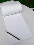 Sketchbook | White Draw Pad (25 x 35 CM) (Orange)