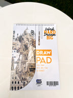 Sketchbook | White Draw Pad (25 x 35 CM) (Orange)