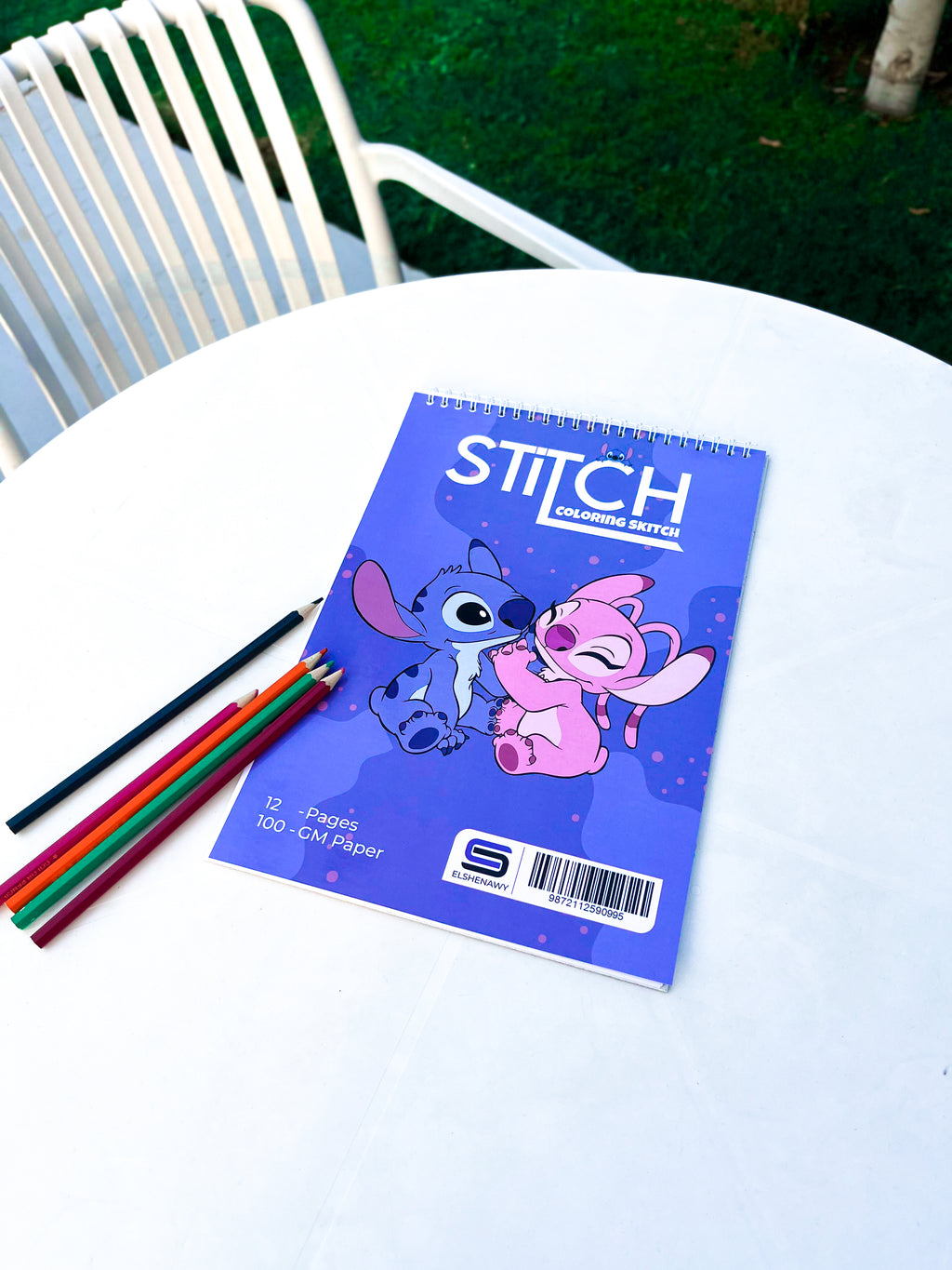 Stitch Coloring Sketch