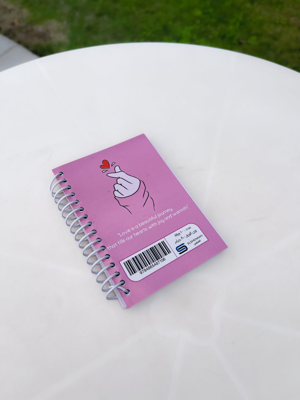 Mind Scribe " K-Pop Finger Heart " | Notebook A6