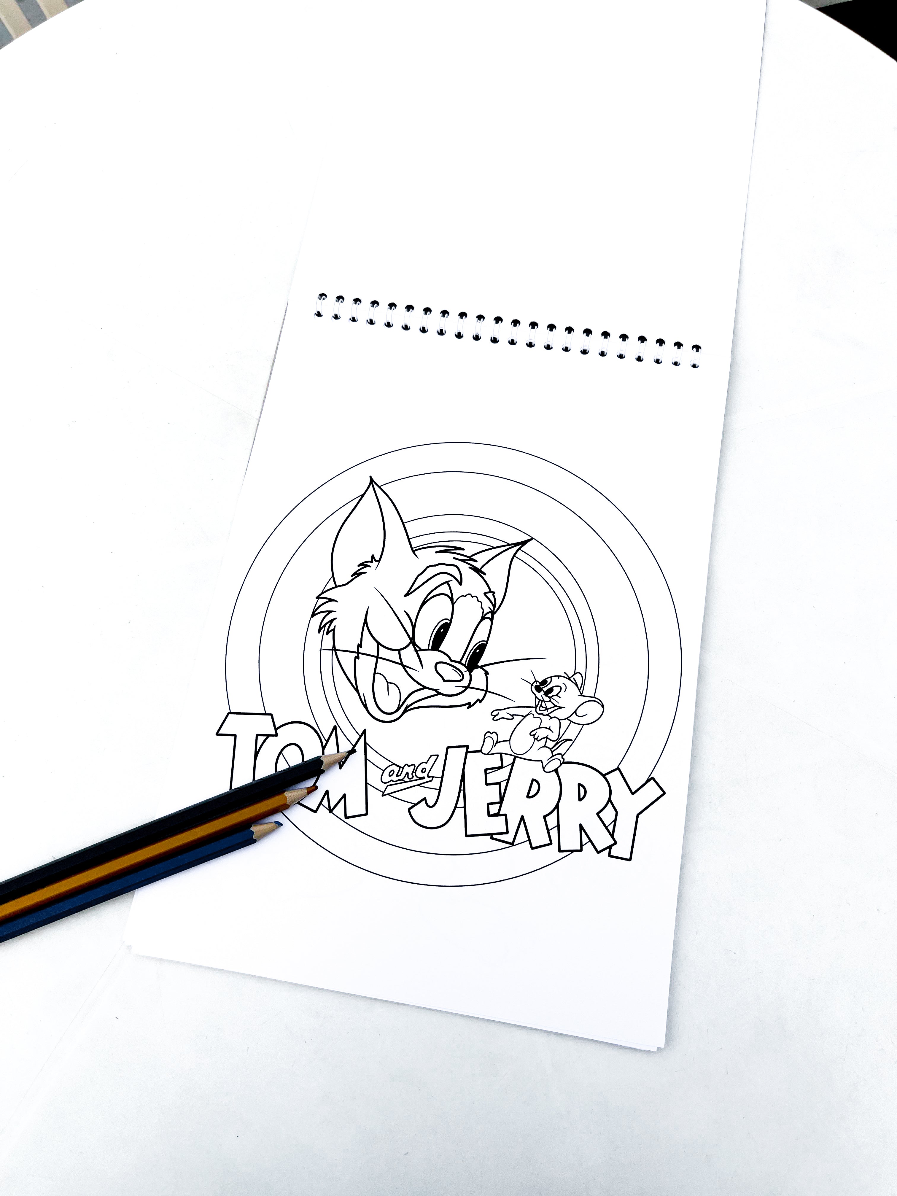 Tom & Jerry Coloring Sketch