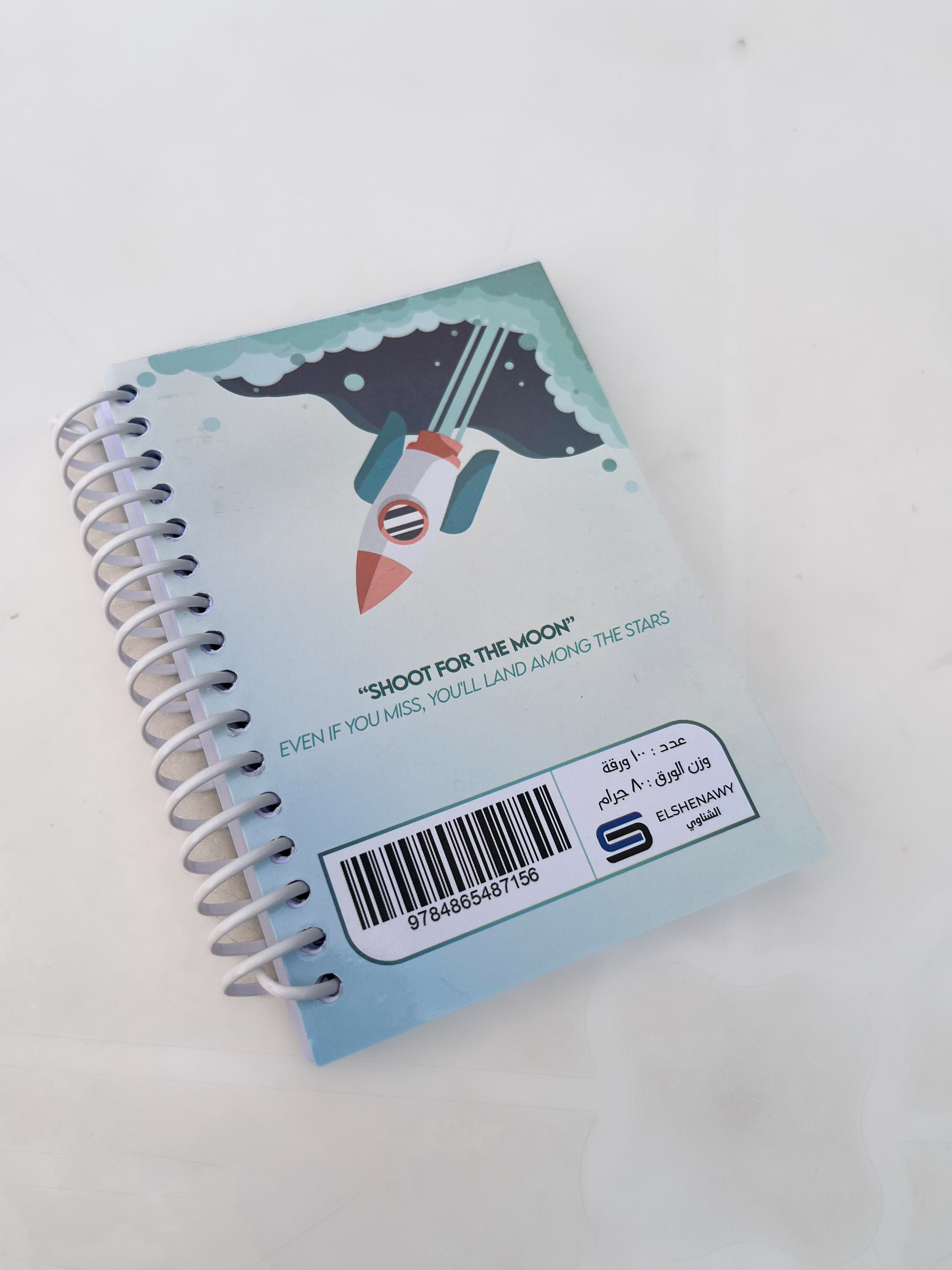 Mind Scribe " Shoot for the Moon " | Notebook A6