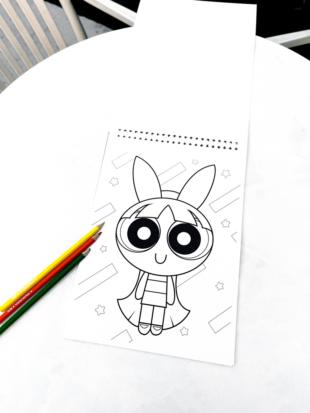 The Powerpuff Girls Coloring Sketch