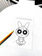 The Powerpuff Girls Coloring Sketch