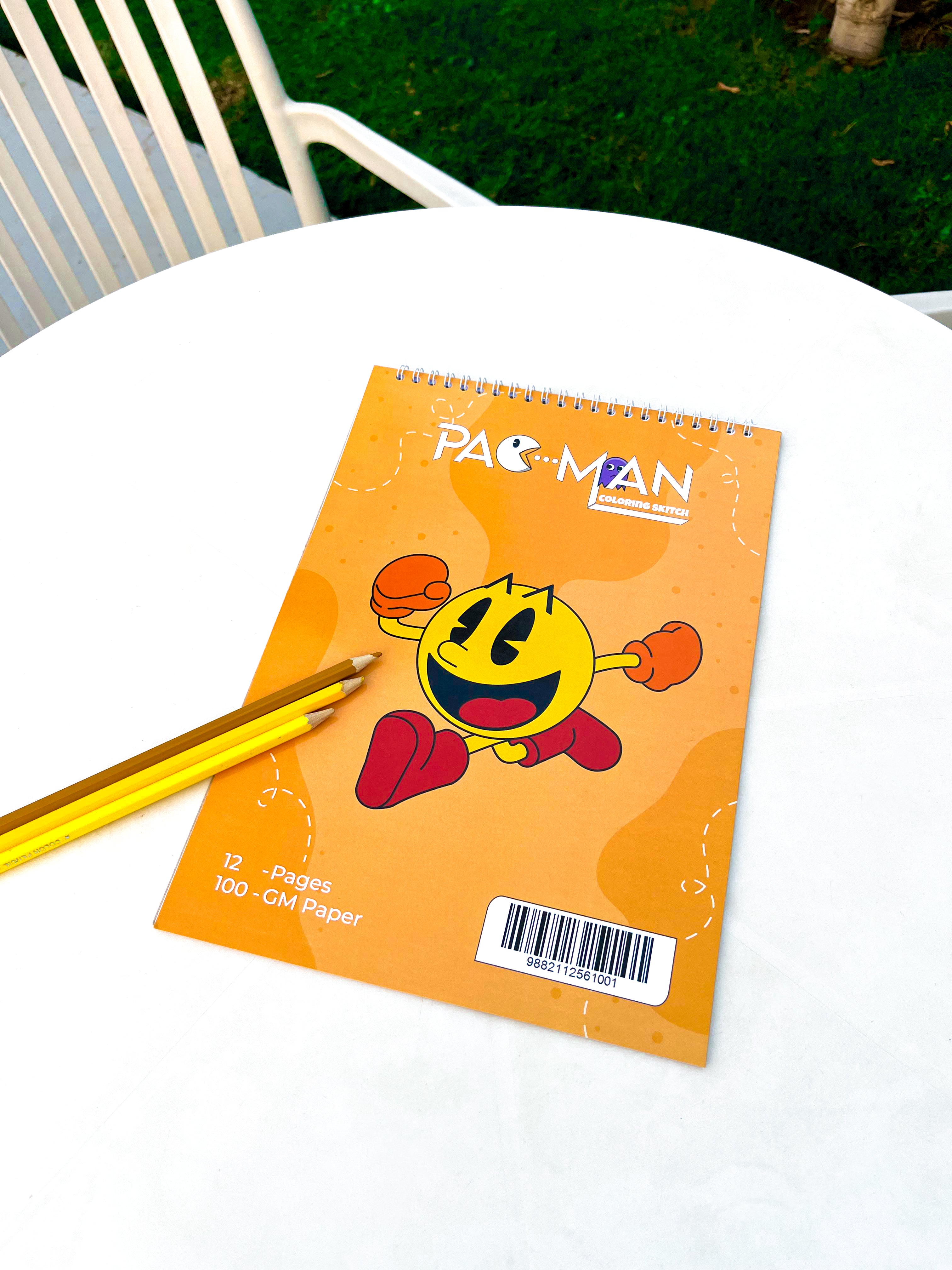 Pac-Man Coloring Sketch