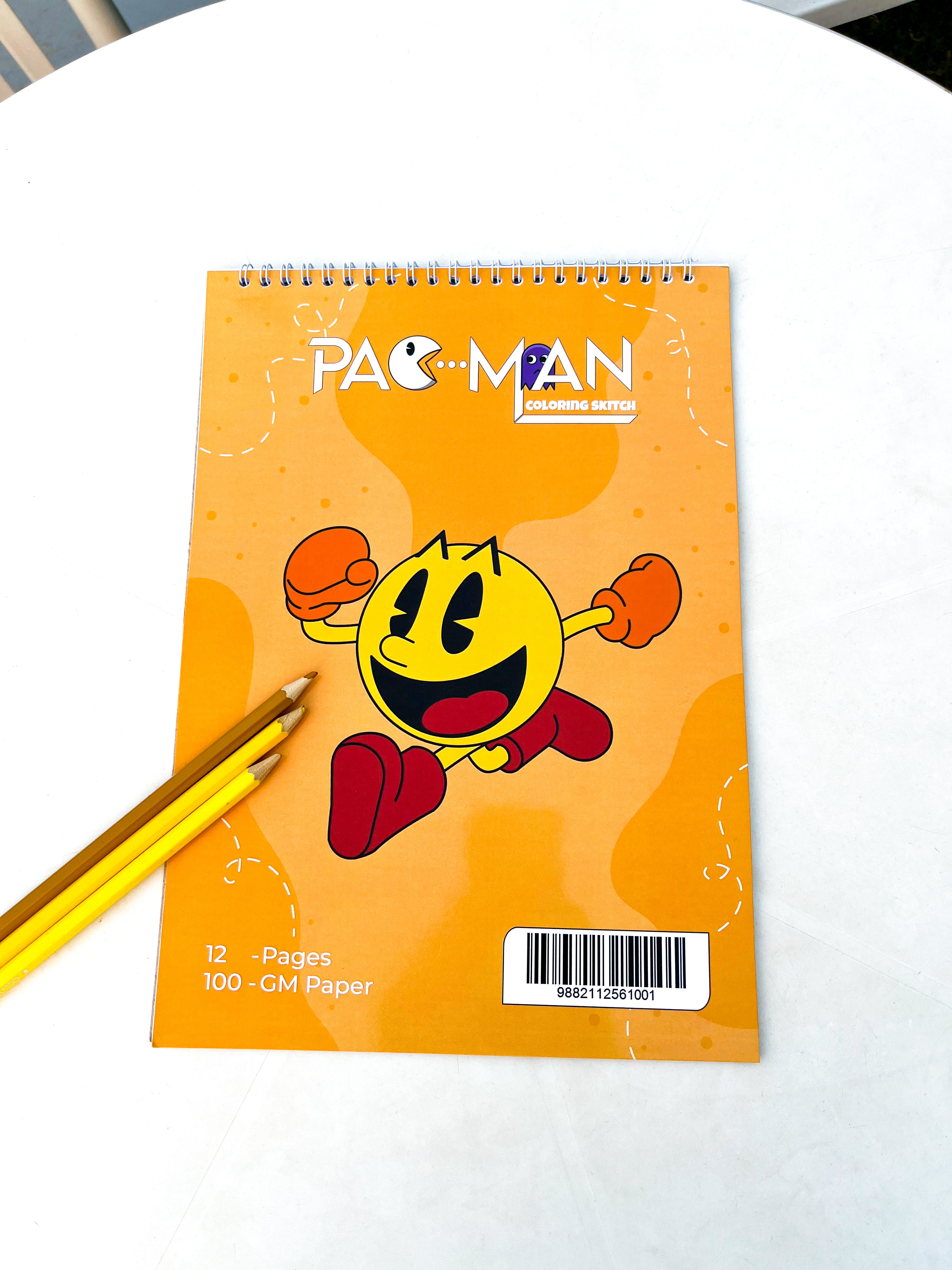 Pac-Man Coloring Sketch