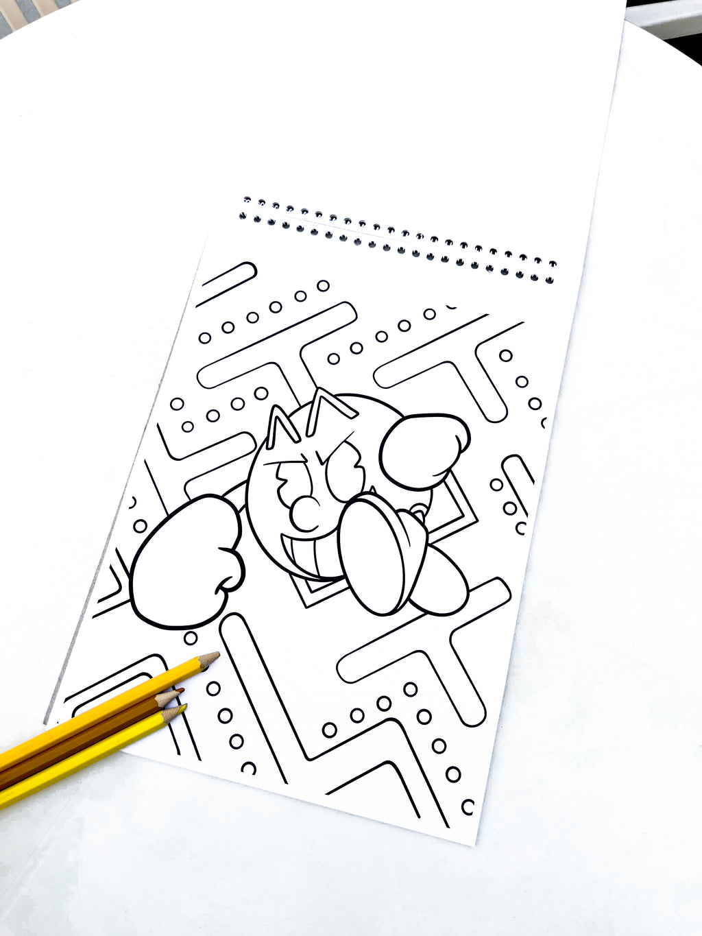 Pac-Man Coloring Sketch