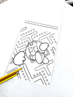 Pac-Man Coloring Sketch