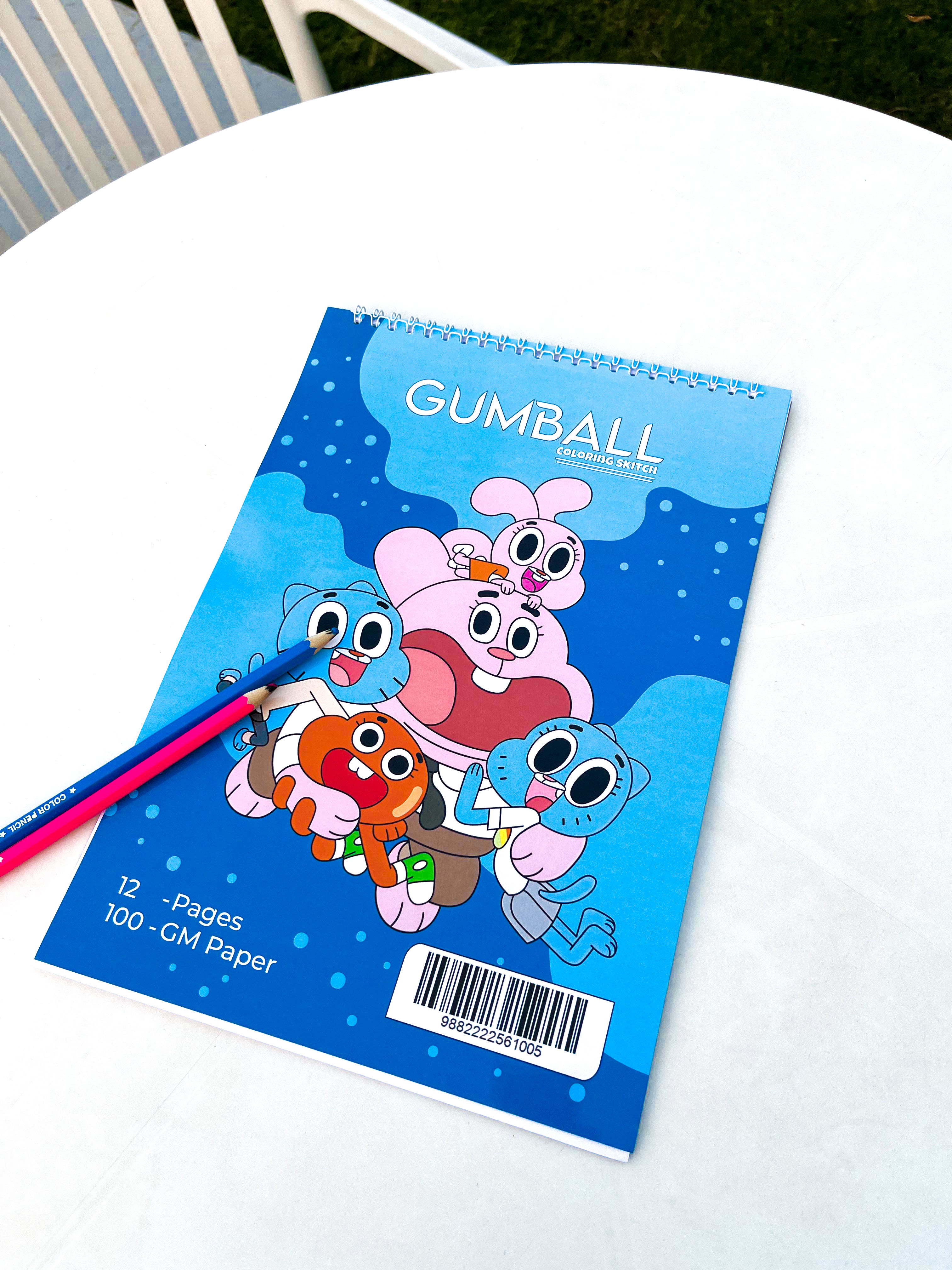 The Amazing World of Gumball Coloring  Sketch