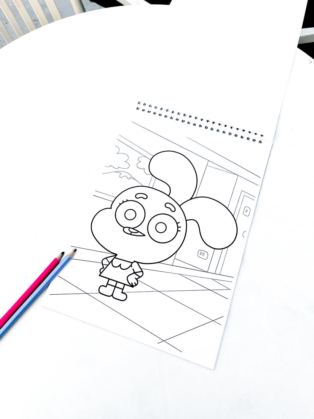 The Amazing World of Gumball Coloring  Sketch