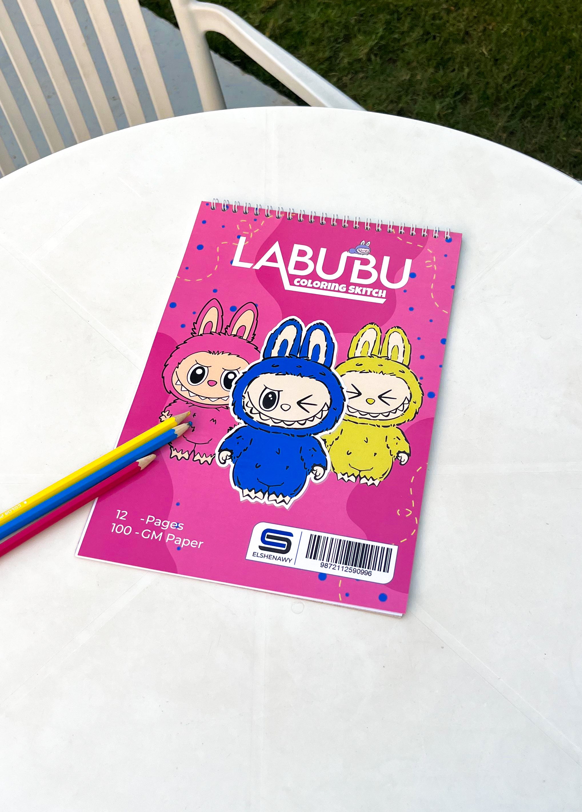LABUBU Coloring Sketch