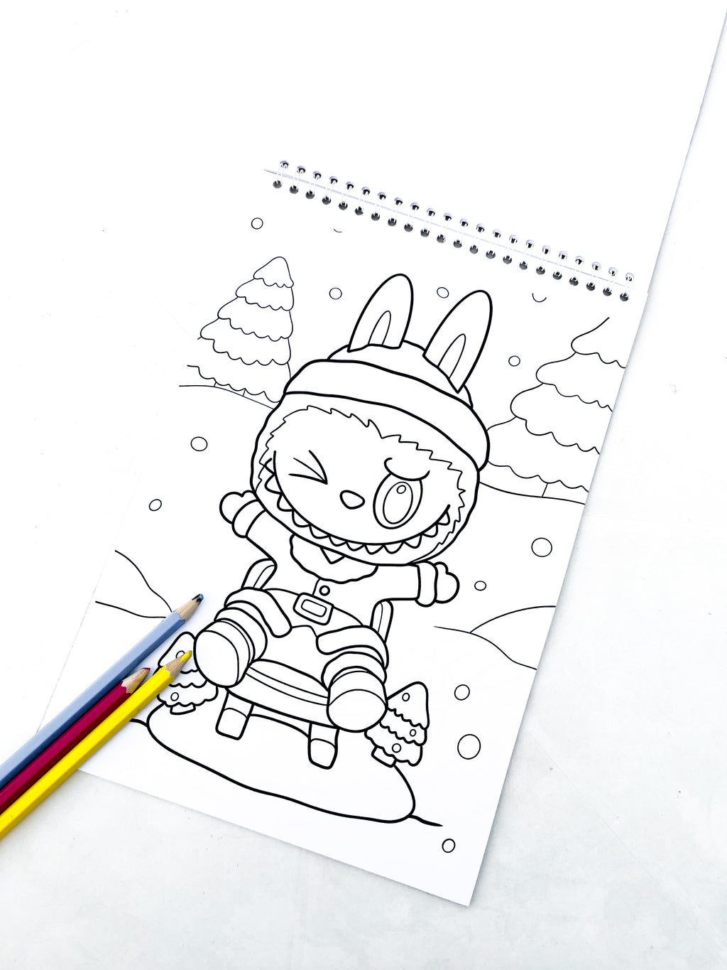 LABUBU Coloring Sketch