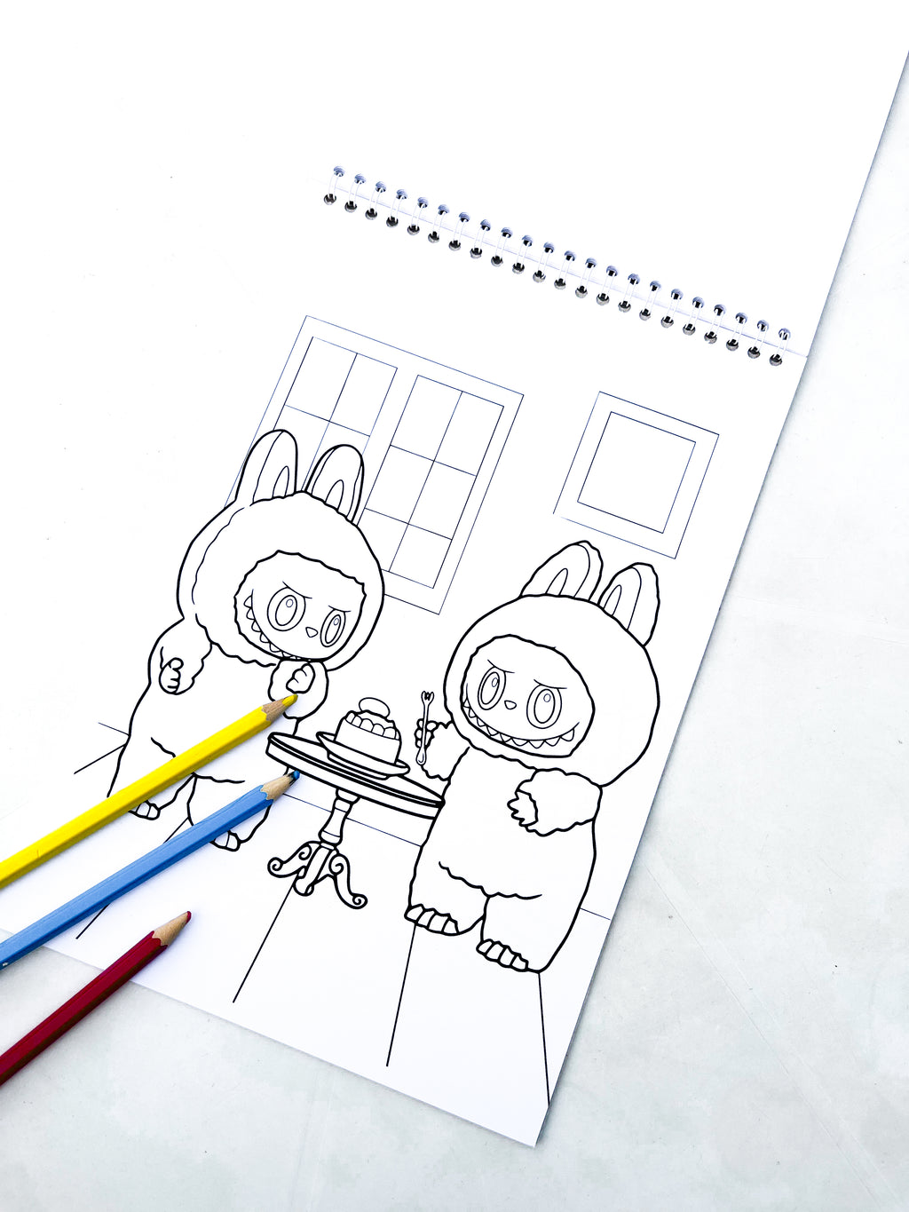 LABUBU Coloring Sketch