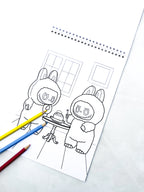 LABUBU Coloring Sketch