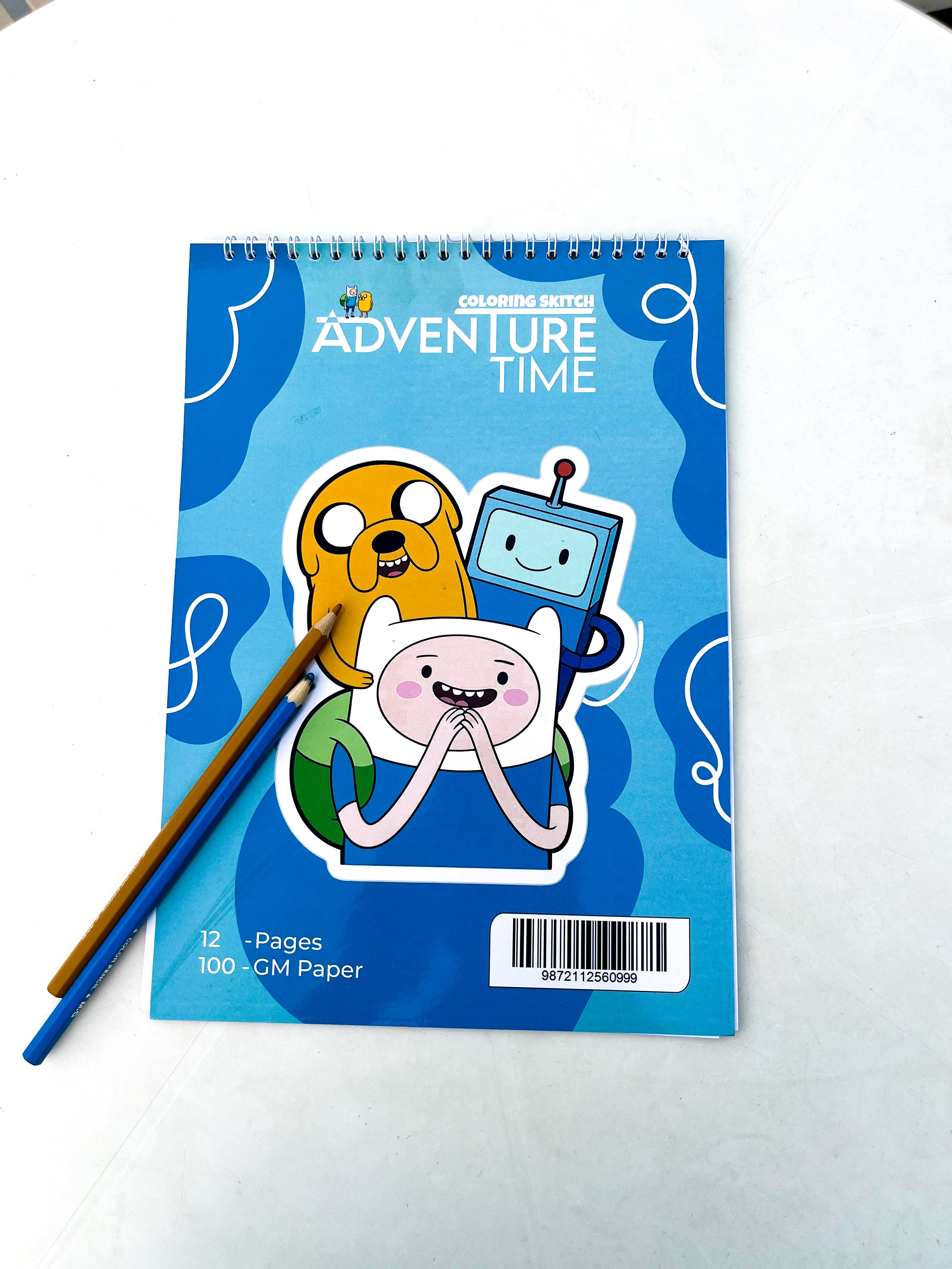Adventure Time Coloring Sketch