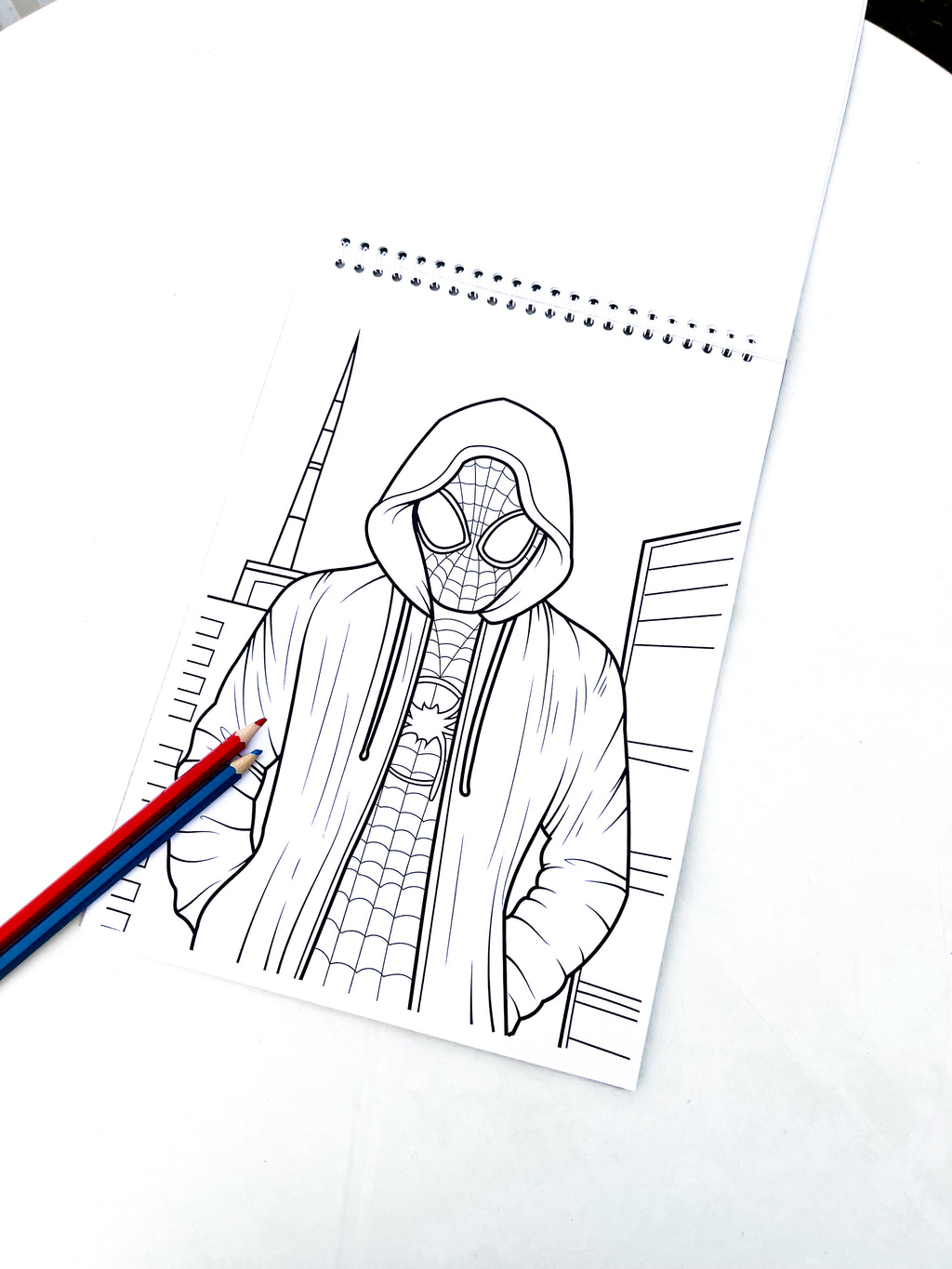 Spider-Man Coloring Sketch