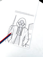 Spider-Man Coloring Sketch
