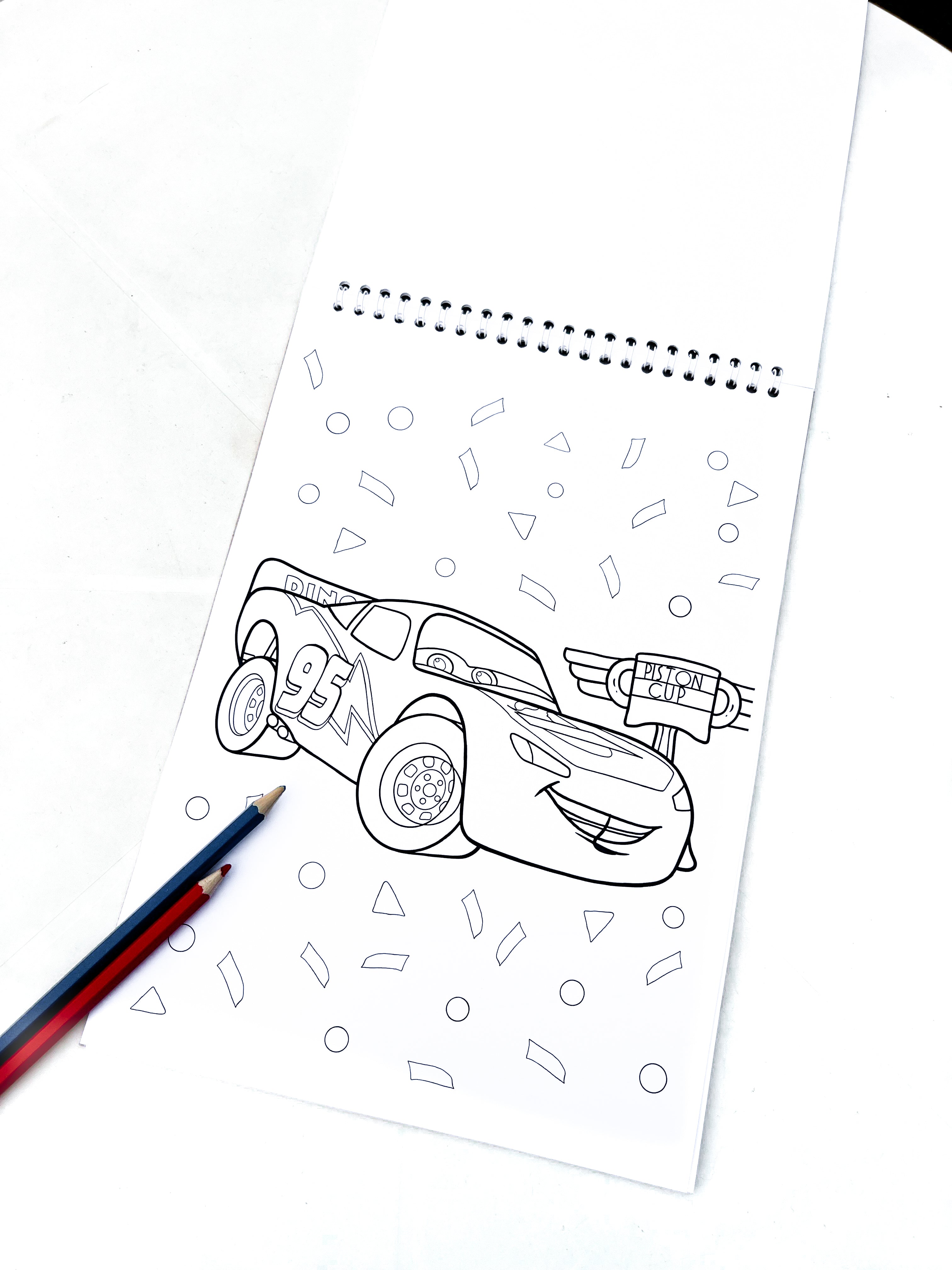 CARS Coloring Sketch