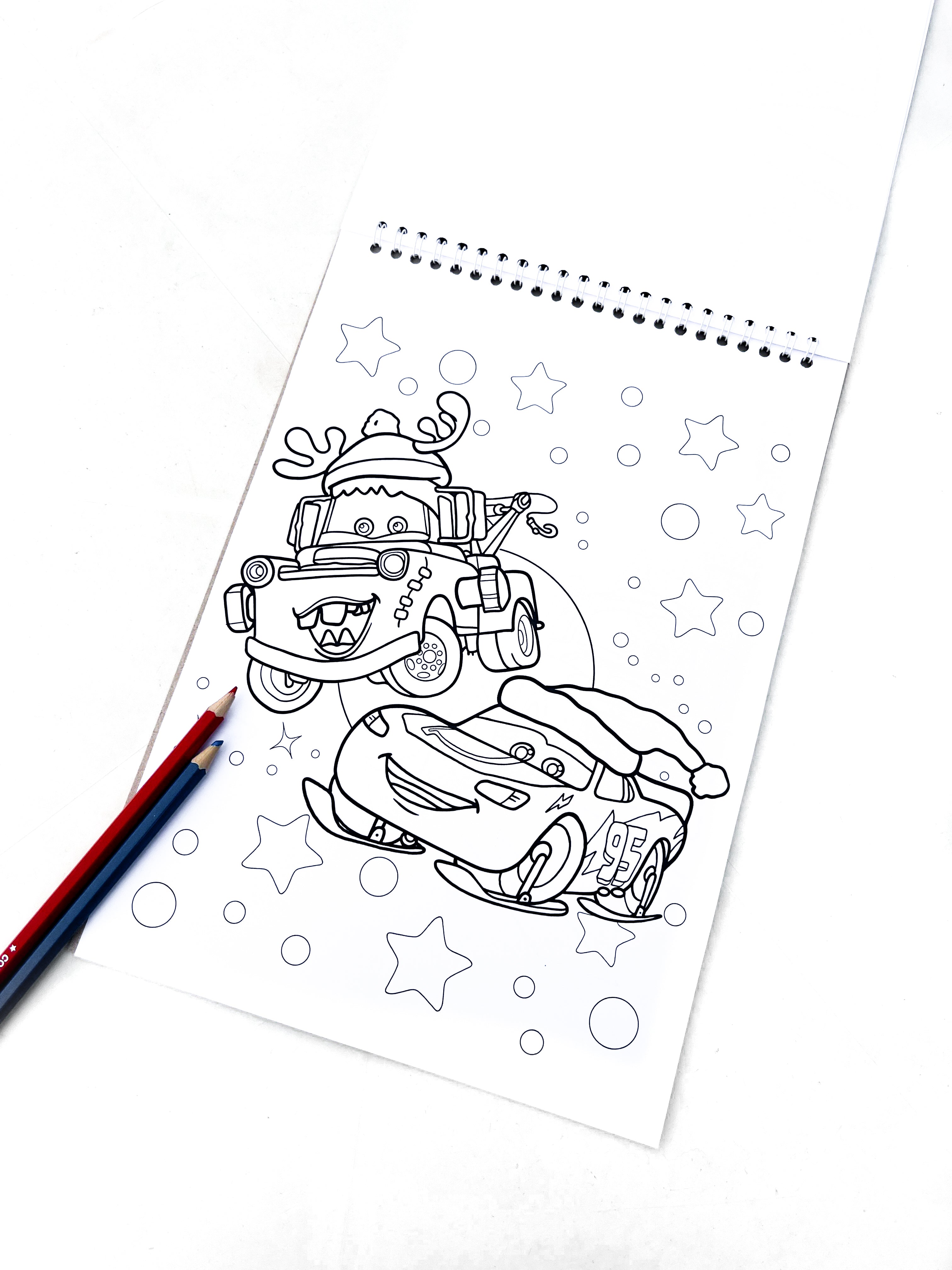 CARS Coloring Sketch